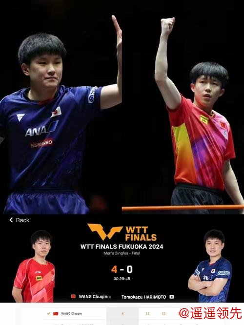 澳门冠军赛王楚钦横扫张本智和 与马龙会师决赛
